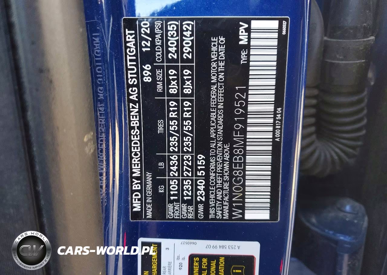2021 Mercedes-Benz Glc 300 4Matic VIN:W1N0G8EB8MF919521 - 14