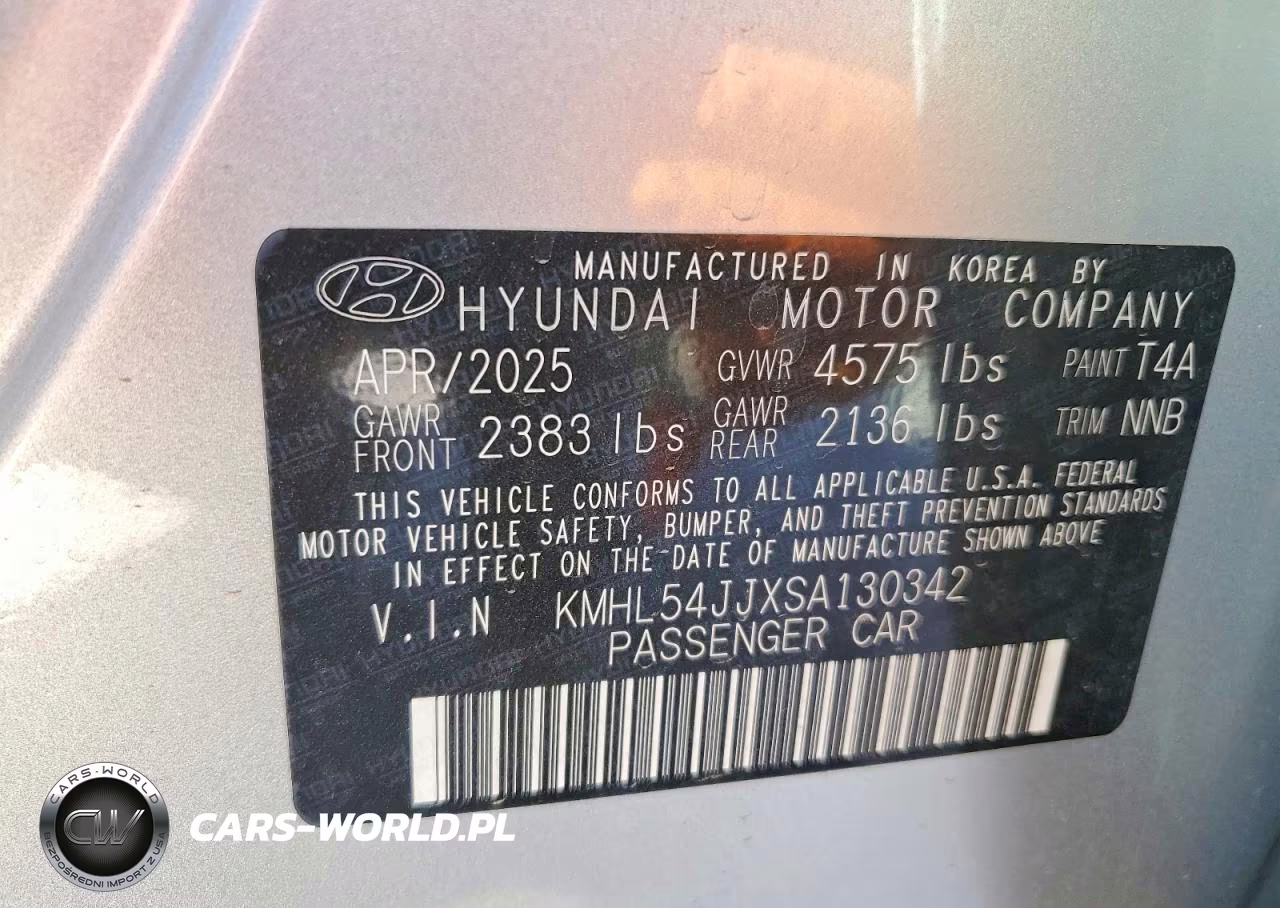 2025 Hyundai Sonata Hybrid Limited VIN:KMHL54JJXSA130342 - 12
