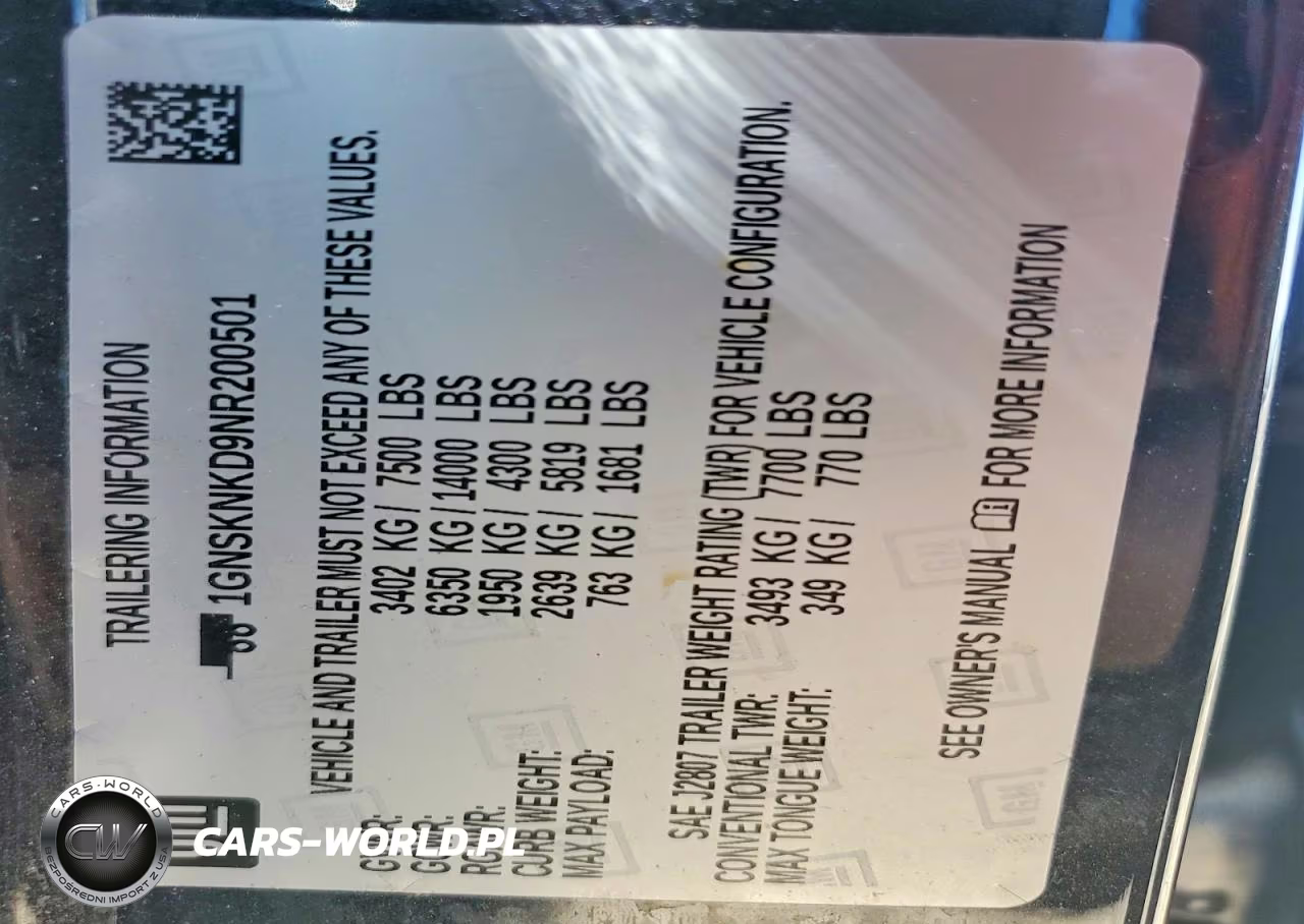 2022 Chevrolet Tahoe K1500 Lt VIN:1GNSKNKD9NR200501 - 13