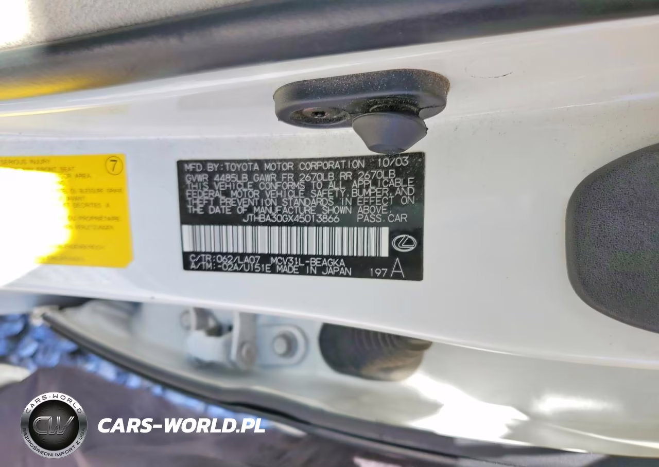 2004 Lexus Es 330 Base VIN:JTHBA30GX45013866 - 12
