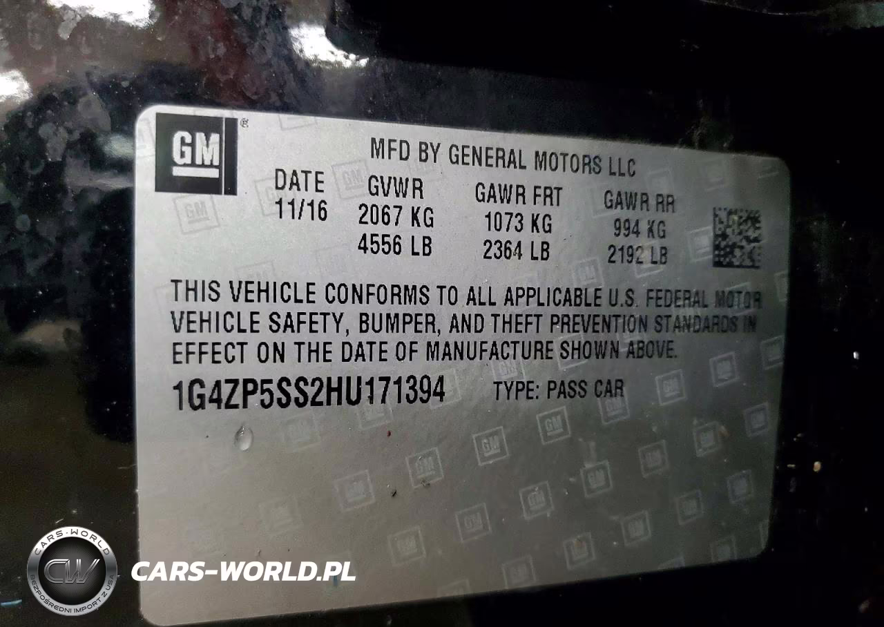2017 Buick Lacrosse Essence VIN:1G4ZP5SS2HU171394 - 12