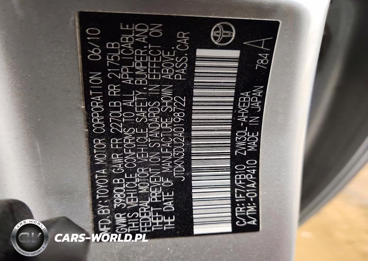 2010 Toyota Prius Iii VIN:JTDKN3DU2A0198722 - 12
