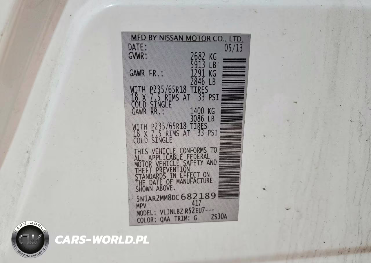 2013 Nissan Pathfinder S VIN:5N1AR2MM8DC682189 - 13