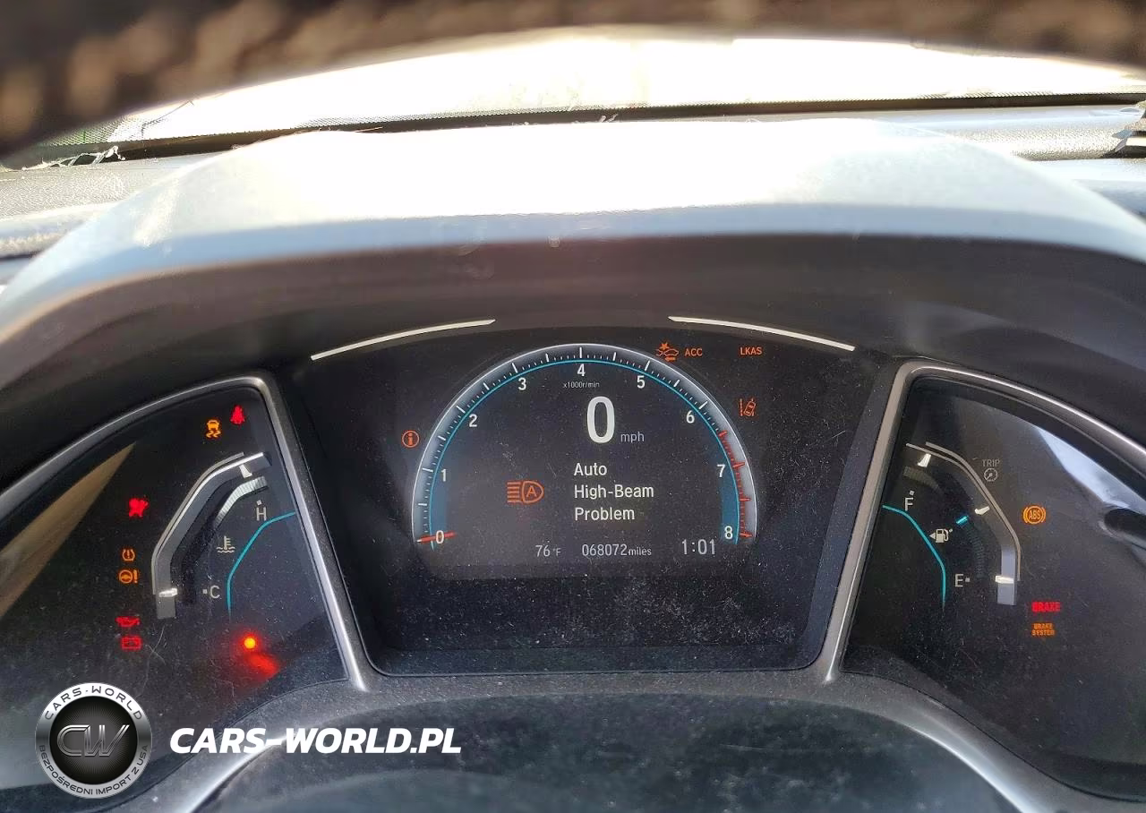 2019 Honda Civic Ex VIN:JHMFC1F31KX007699 - 9