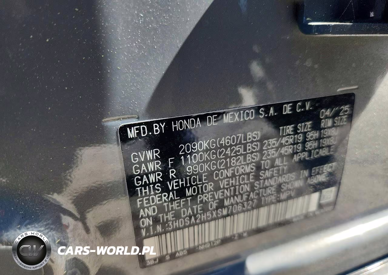 2025 Acura Adx A-Spec VIN:3HDSA2H5XSM706327 - 13