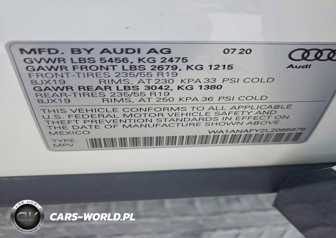 2020 Audi Q5 Premium VIN:WA1ANAFY2L2095978 - 13
