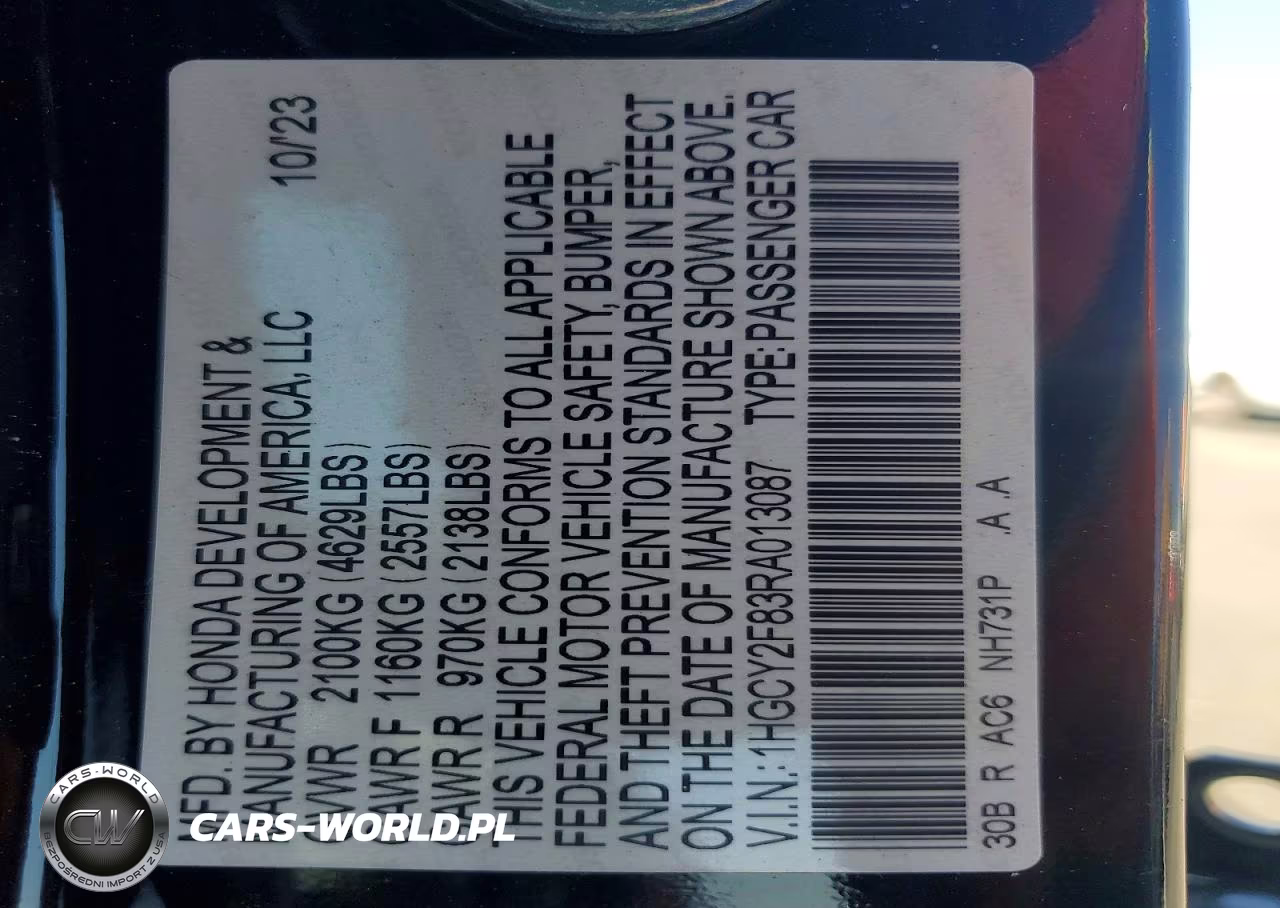 2024 Honda Accord Touring Hybrid VIN:1HGCY2F83RA013087 - 13