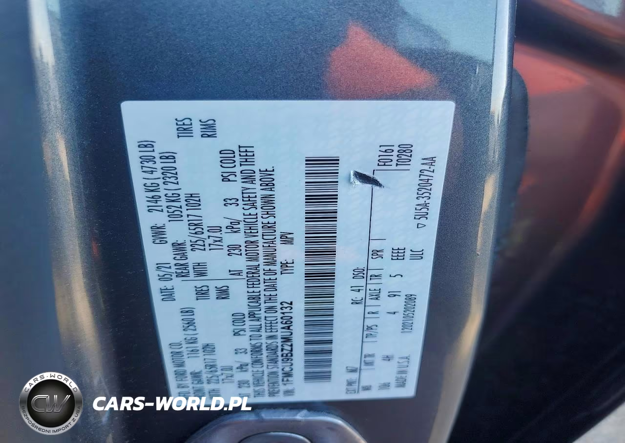 2021 Ford Escape Se VIN:1FMCU9BZ2MUA60132 - 12