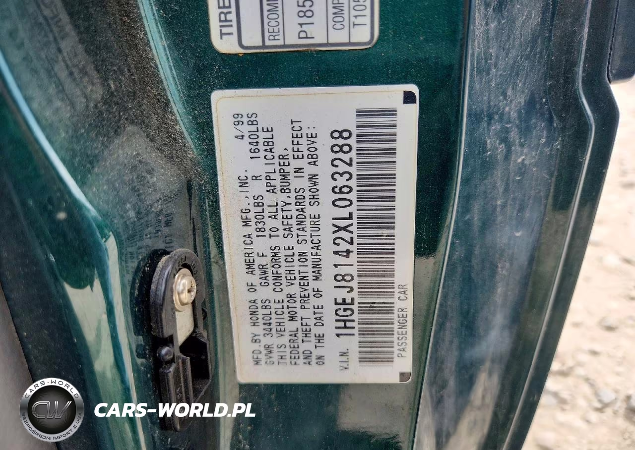 1999 Honda Civic Ex VIN:1HGEJ8142XL063288 - 12