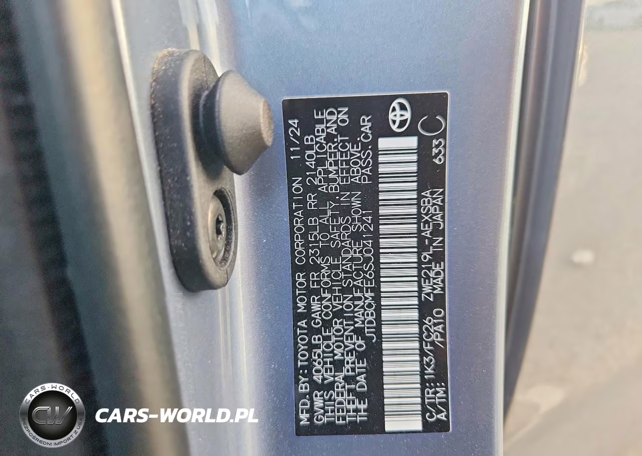 2025 Toyota Corolla Hybrid Se VIN:JTDBCMFE6SJ041241 - 13