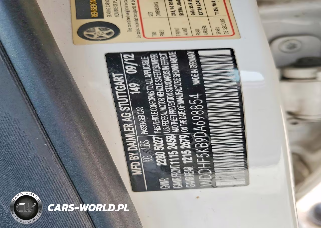 2013 Mercedes-Benz E 350 VIN:WDDHF5KB9DA698854 - 12