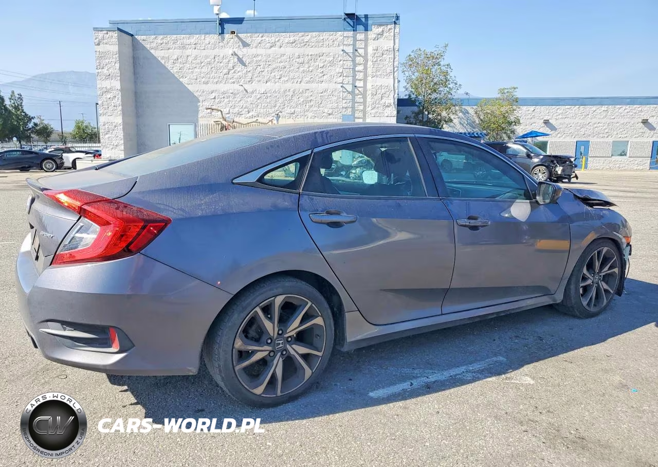 2020 Honda Civic Sport VIN:2HGFC2F86LH597604 - 3