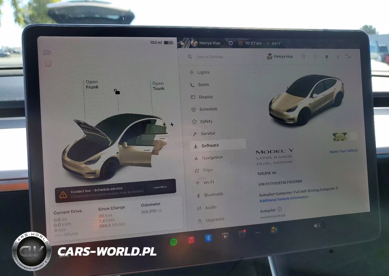 2020 Tesla Model Y VIN:5YJYGDEF8LF002989 - 9