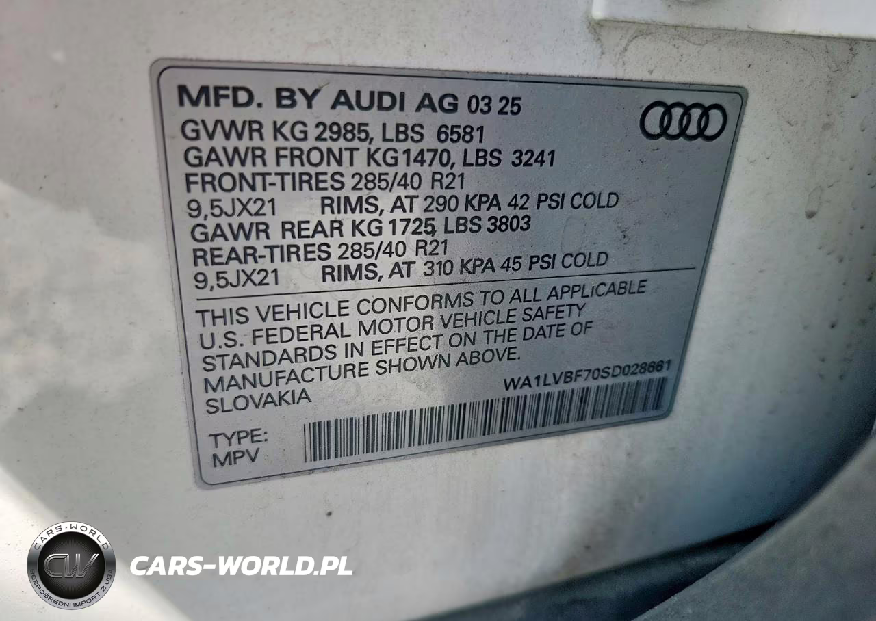2025 Audi Q7 Premium Plus VIN:WA1LVBF70SD028661 - 13