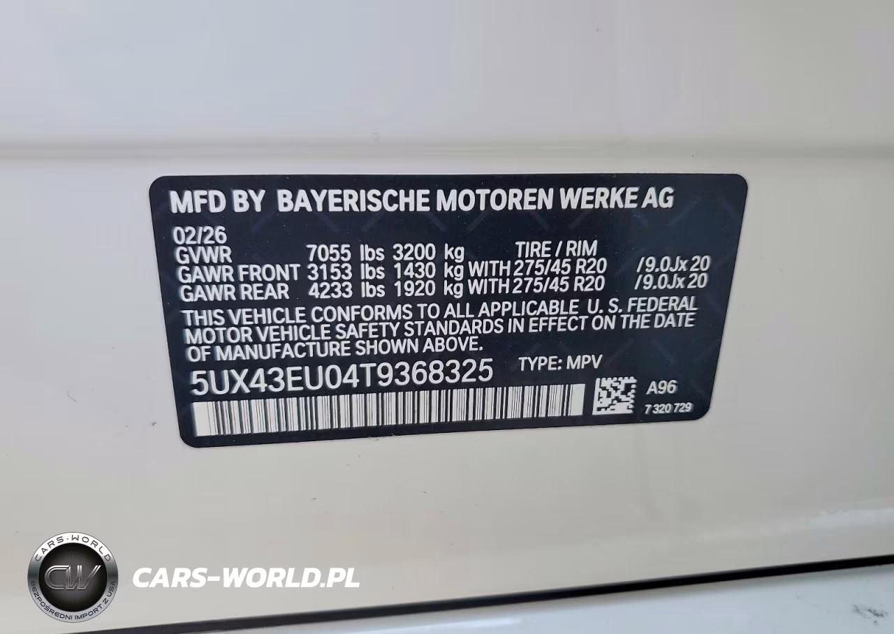 2026 BMW X5 xDrive50E VIN:5UX43EU04T9368325 - 12