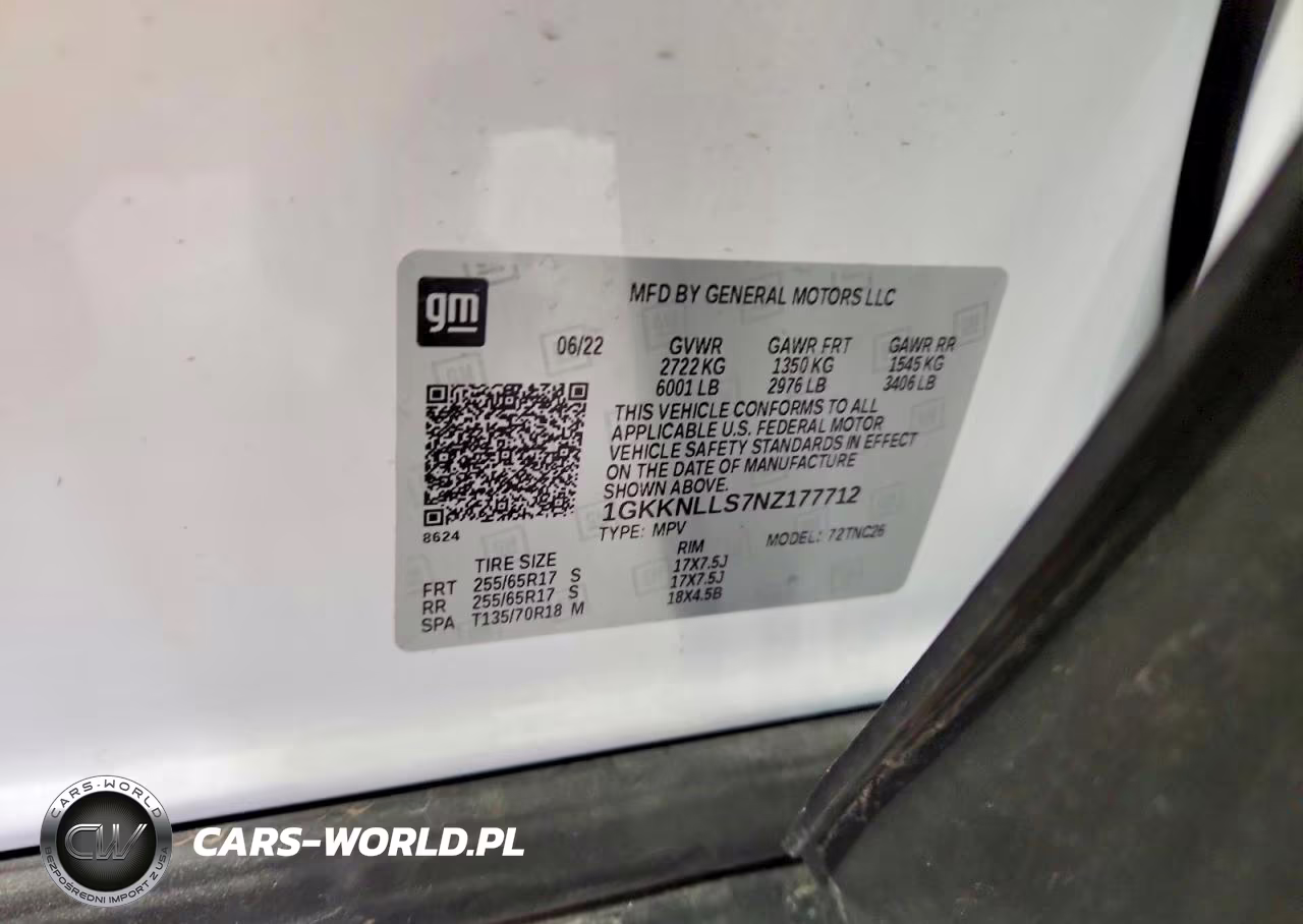 2022 GMC Acadia At4 VIN:1GKKNLLS7NZ177712 - 13