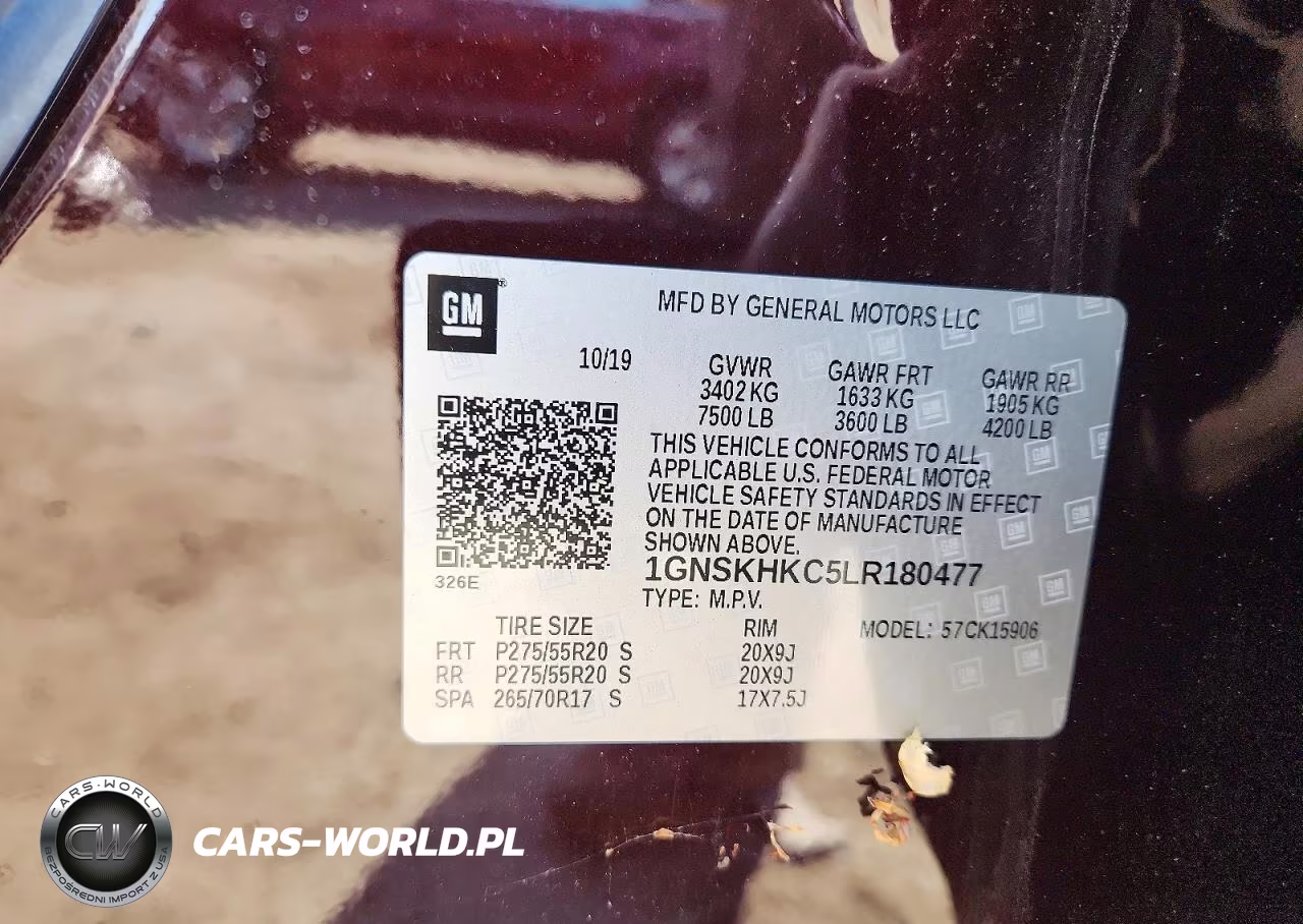 2020 Chev Suburban Lt VIN:1GNSKHKC5LR180477 - 13