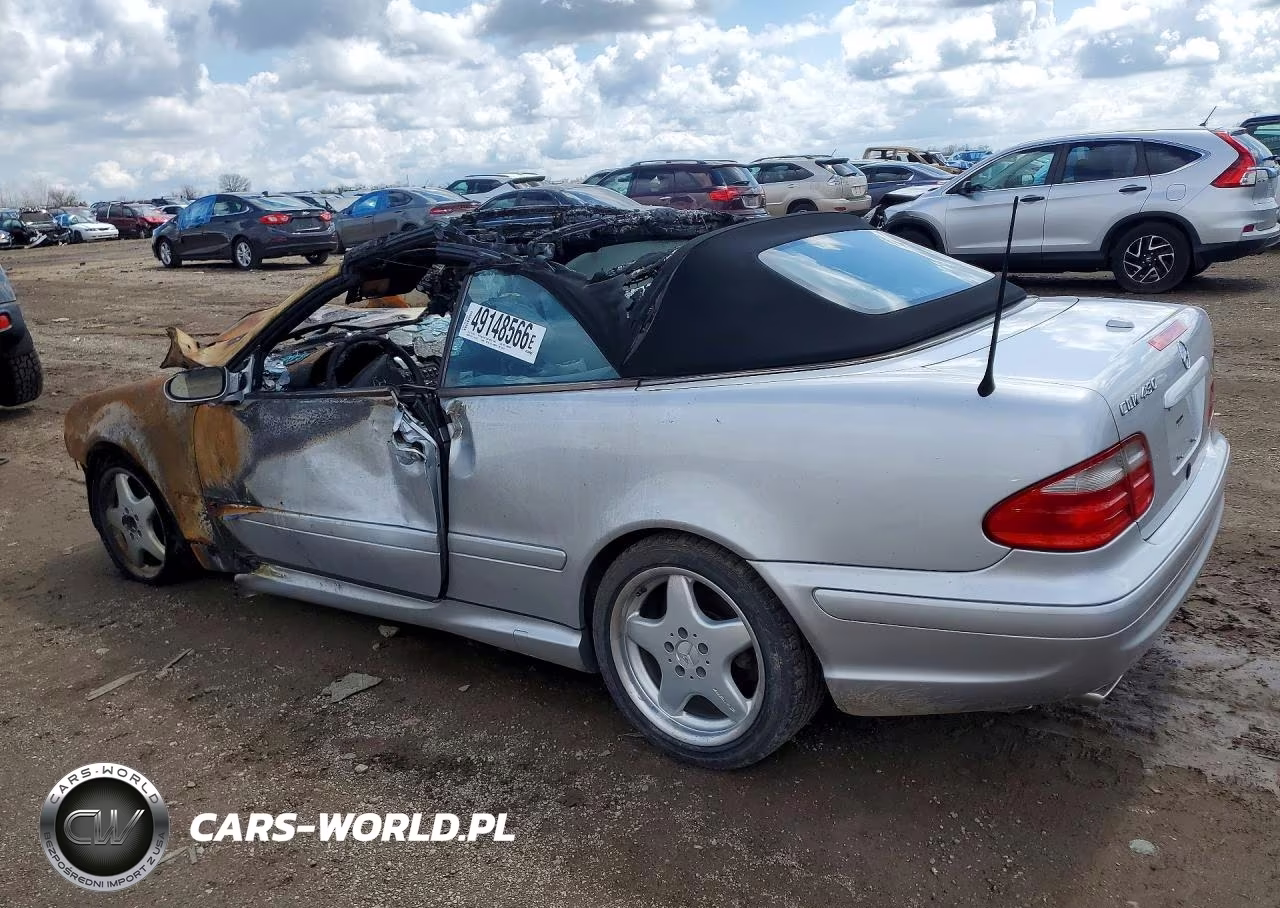 2001 Mercedes-Benz Clk 430 VIN:WDBLK70G91T084783 - 2
