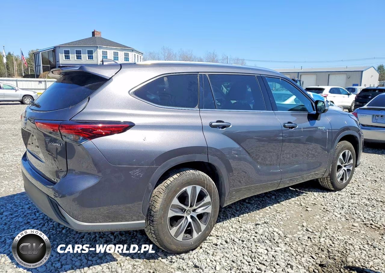 2021 Toyota Highlander Hybrid Xle VIN:5TDGARAH4MS506356 - 3