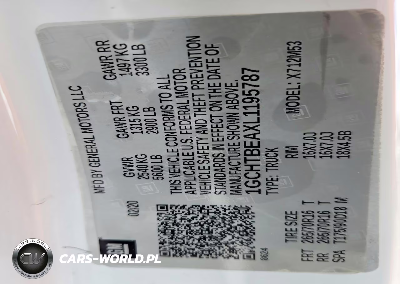 2020 Chevrolet Colorado VIN:1GCHTBEAXL1195787 - 12