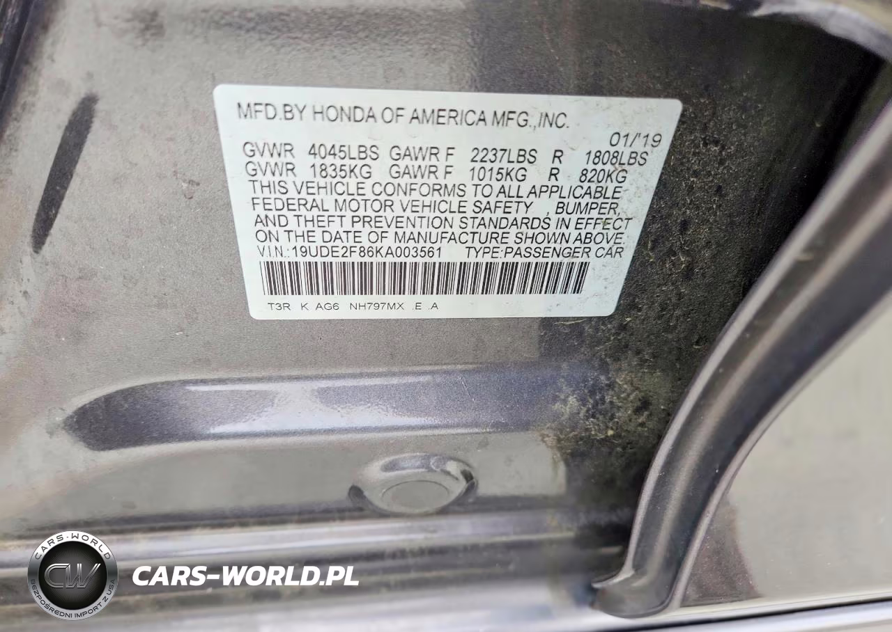 2019 Acura Ilx Premium A-Spec VIN:19UDE2F86KA003561 - 13