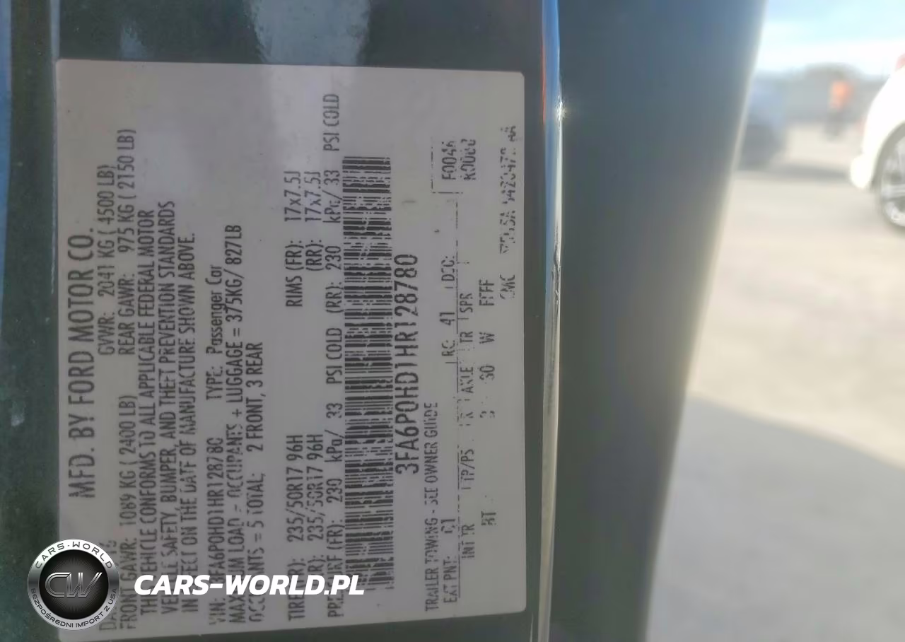 2017 Ford Fusion Se VIN:3FA6P0HD1HR128780 - 12