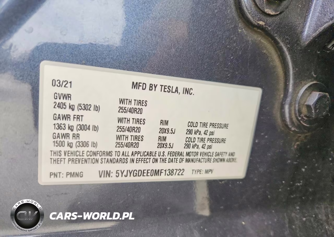 2021 Tesla Model Y VIN:5YJYGDEE0MF138722 - 12