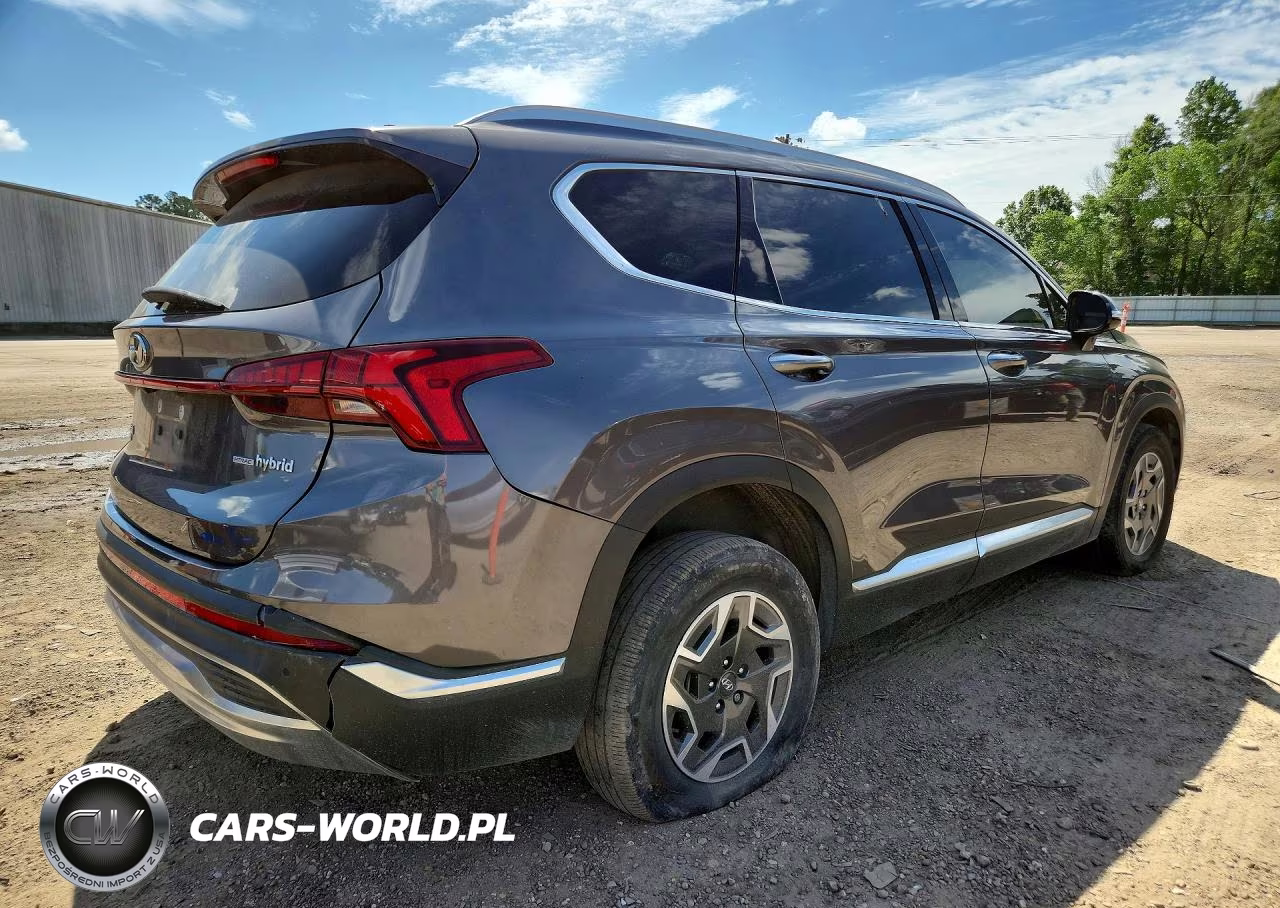 2022 Hyundai Santa Fe Hybrid Blue VIN:KM8S2DA16NU048664 - 3
