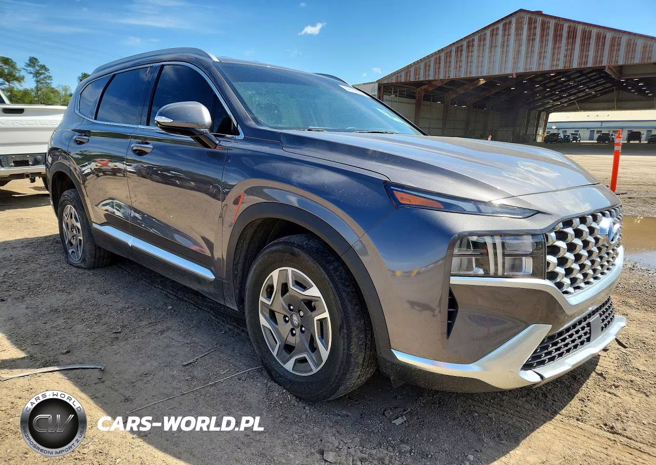 2022 Hyundai Santa Fe Hybrid Blue VIN:KM8S2DA16NU048664 - 4
