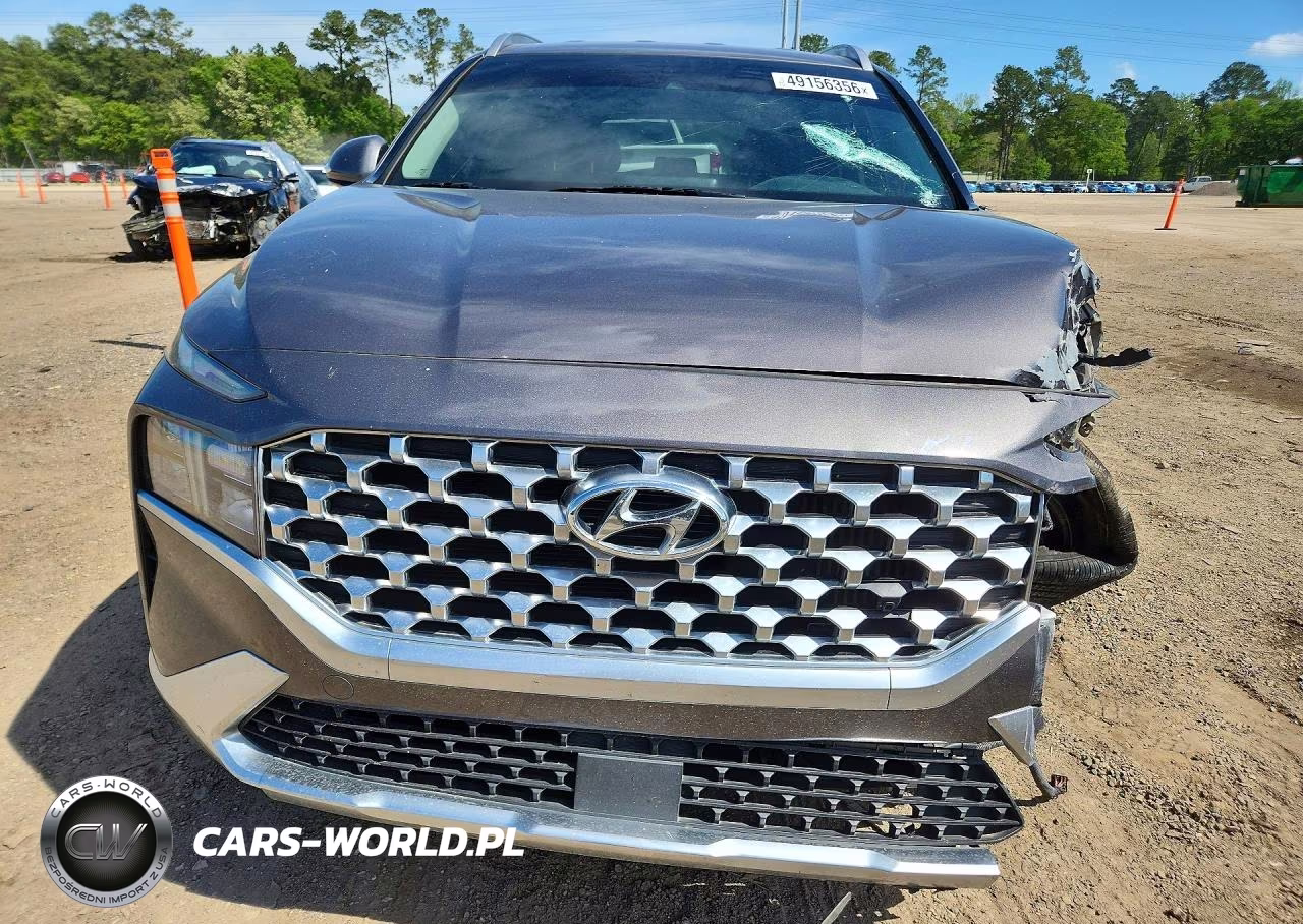 2022 Hyundai Santa Fe Hybrid Blue VIN:KM8S2DA16NU048664 - 5
