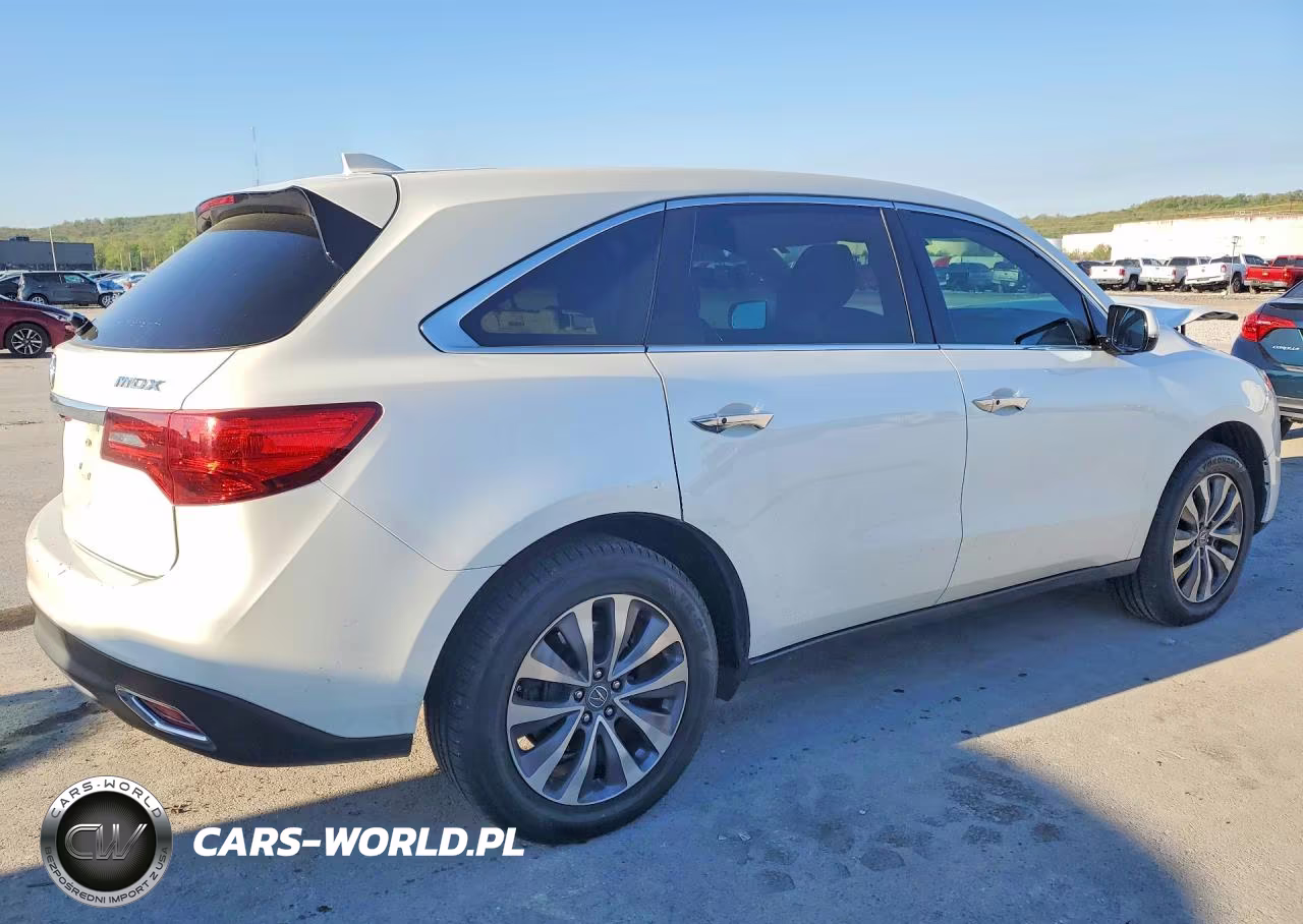 2015 Acura Mdx Technology VIN:5FRYD3H49FB006436 - 3