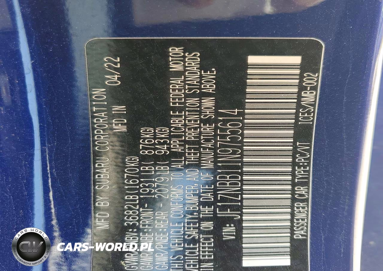 2022 Toyota Gr86 Base VIN:JF1ZNBB11N9755614 - 13