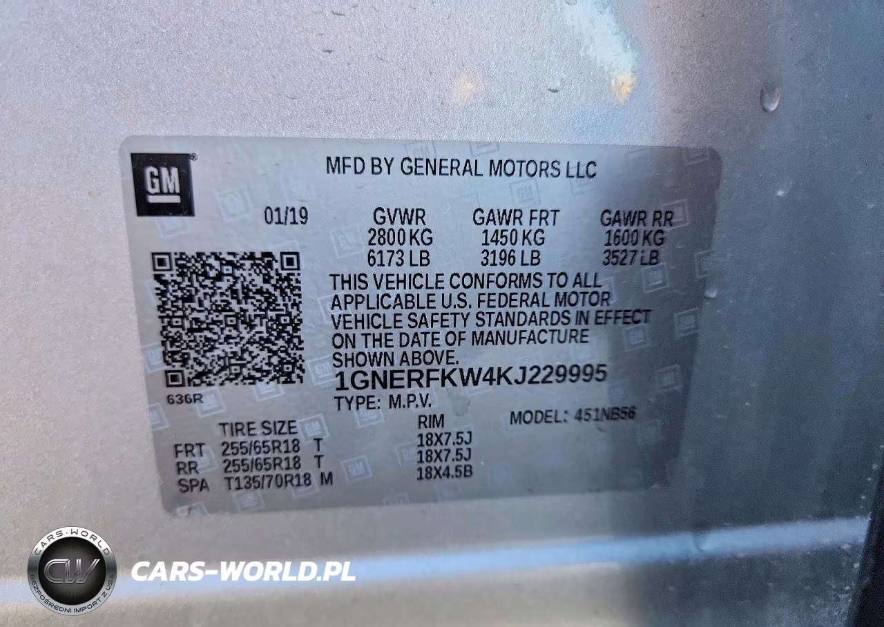 2019 Chevrolet Traverse Ls VIN:1GNERFKW4KJ229995 - 14