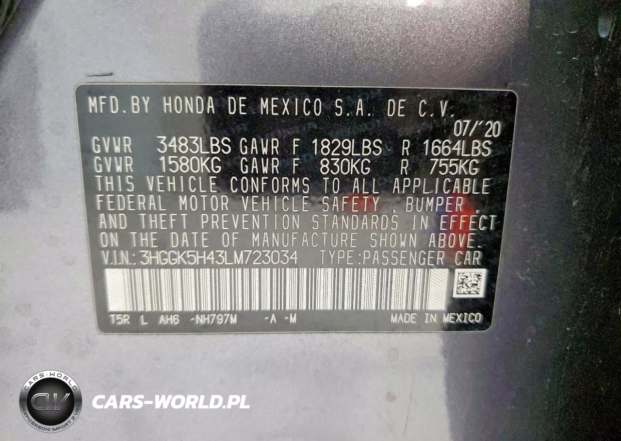 2020 Honda Fit Lx VIN:3HGGK5H43LM723034 - 12