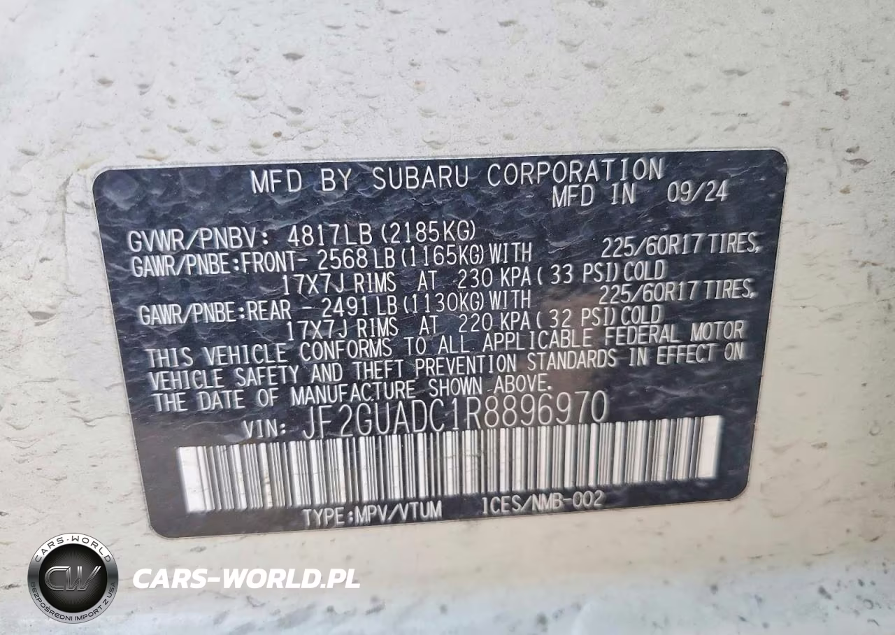 2024 Subaru Crosstrek Premium VIN:JF2GUADC1R8896970 - 12