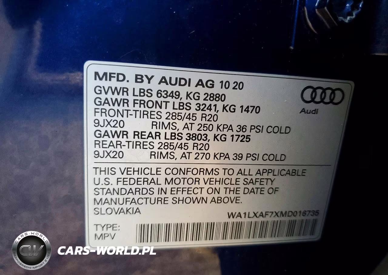 2021 Audi Q7 Premium Plus VIN:WA1LXAF7XMD016735 - 14