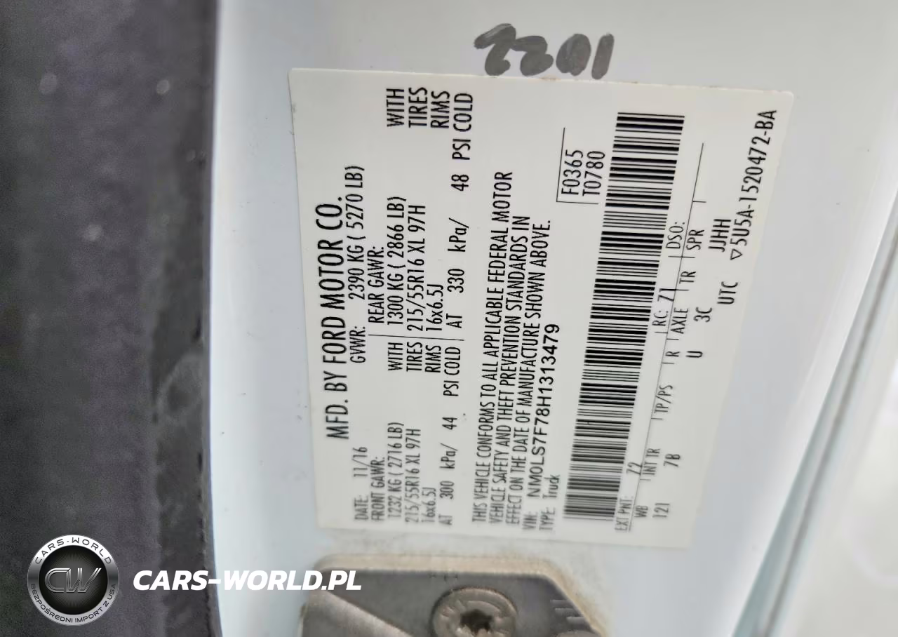 2017 Ford Transit Connect Xlt Utility - Service Van VIN:NM0LS7F78H1313479 - 12