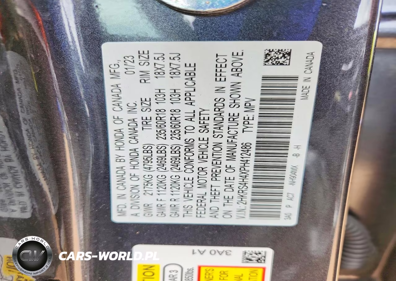2023 Honda Cr-V Ex VIN:2HKRS4H4XPH412486 - 13