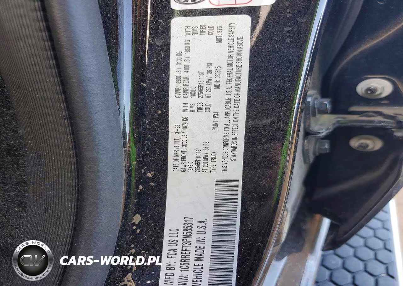 2023 Ram 1500 Big Horn VIN:1C6RREFT3PN585317 - 12