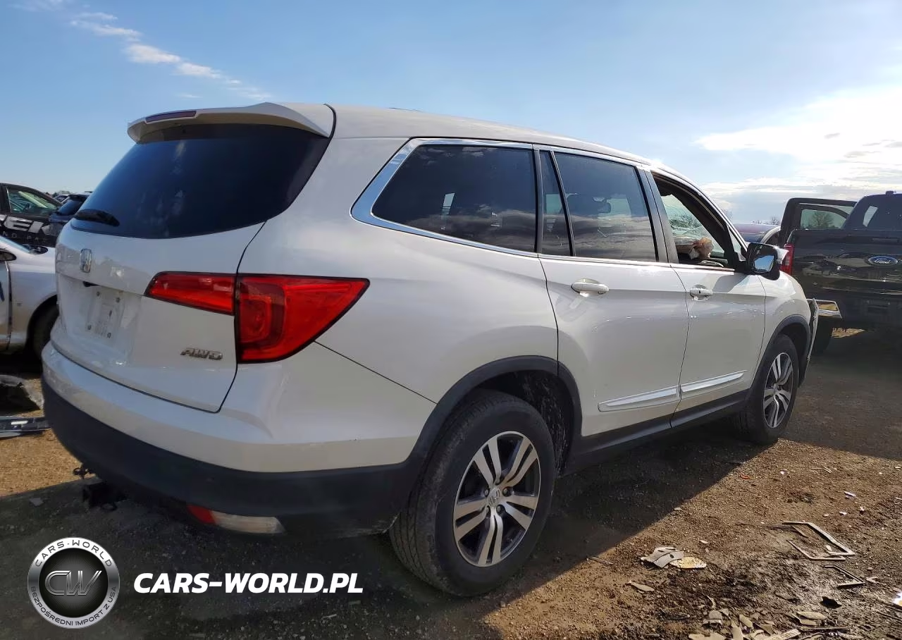 2017 Honda Pilot Exl VIN:5FNYF6H83HB079448 - 3