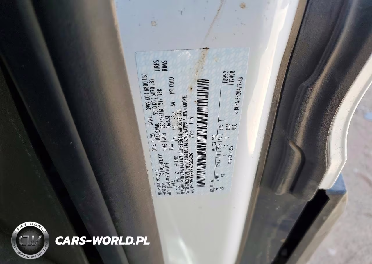 2025 Ford Transit 150 Utility - Service Van VIN:1FTYE1Y82SKA83426 - 12