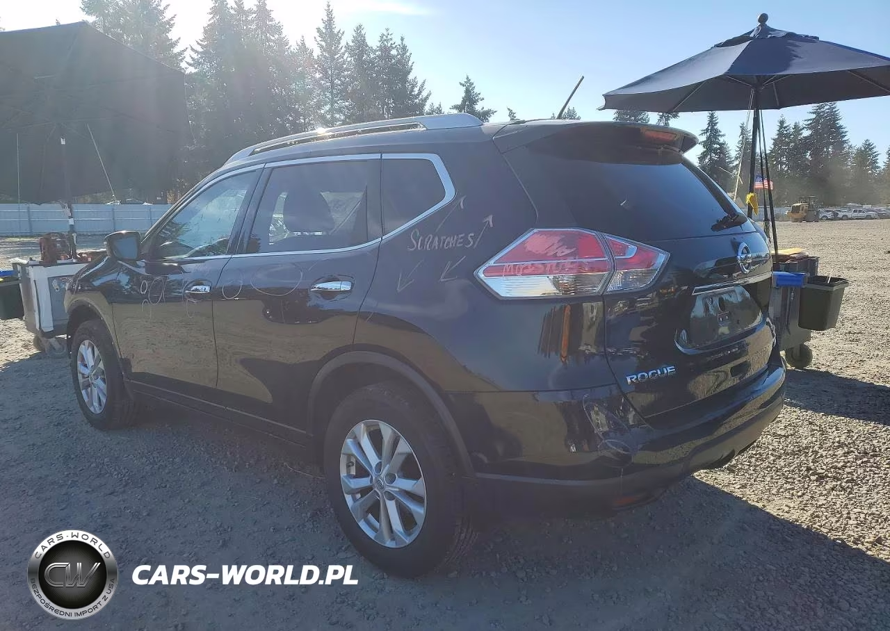 2014 Nissan Rogue Sv VIN:5N1AT2MVXEC755316 - 2