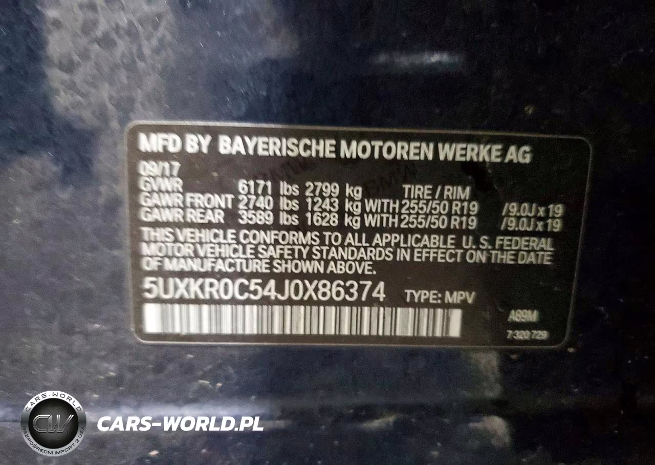 2018 BMW X5 xDrive35I VIN:5UXKR0C54J0X86374 - 14