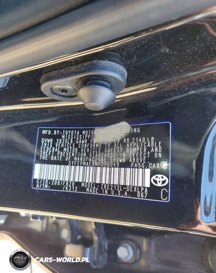 2021 Toyota Corolla Le VIN:5YFEPMAE8MP250049 - 13
