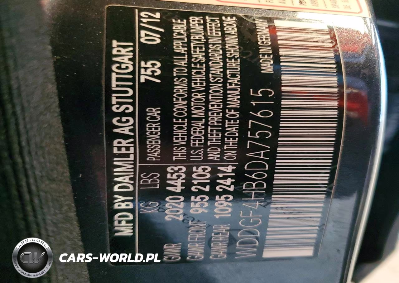 2013 Mercedes-Benz C 250 VIN:WDDGF4HB6DA757615 - 12