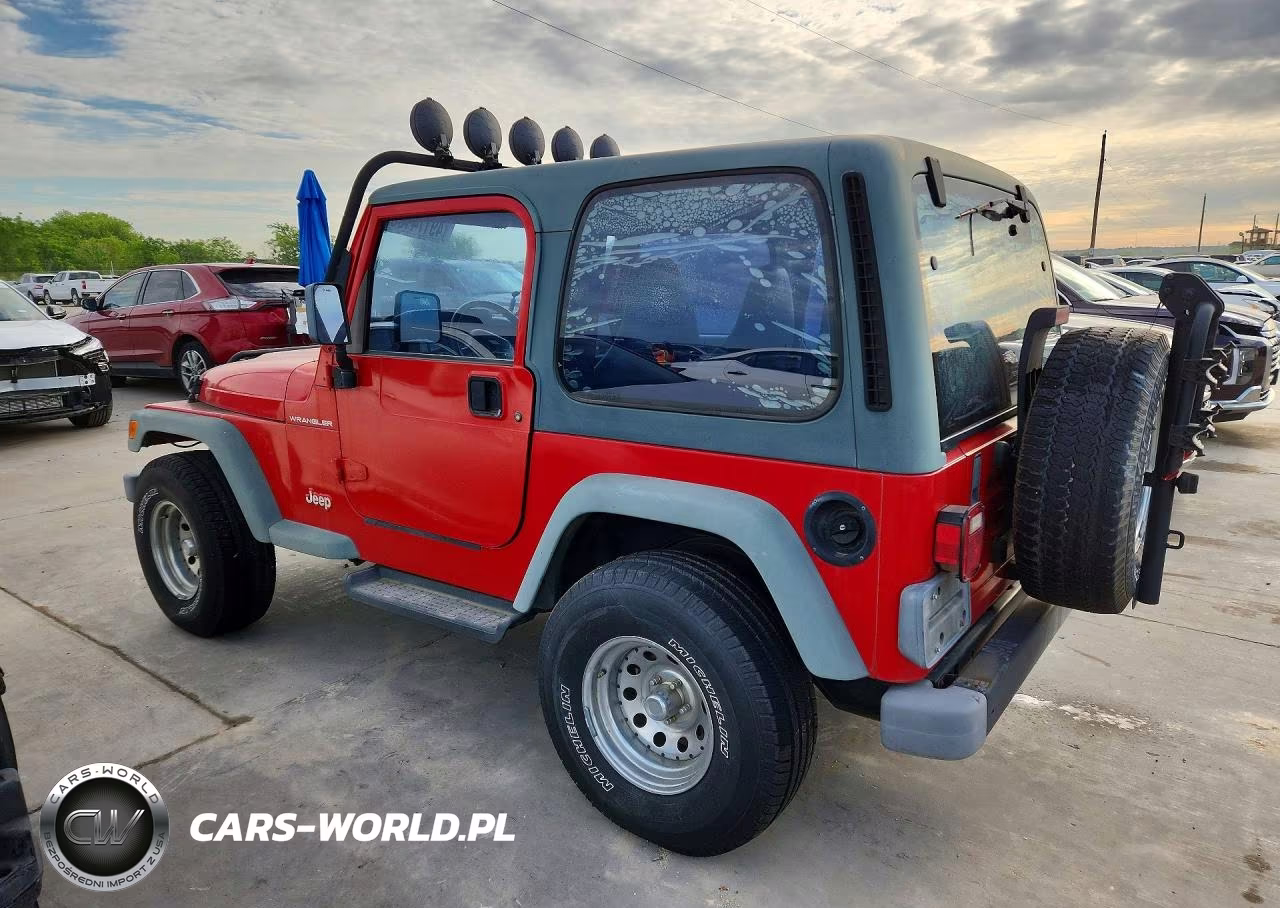 1998 Jeep Wrangler - Tj Se VIN:1J4FY29P6WP783107 - 2
