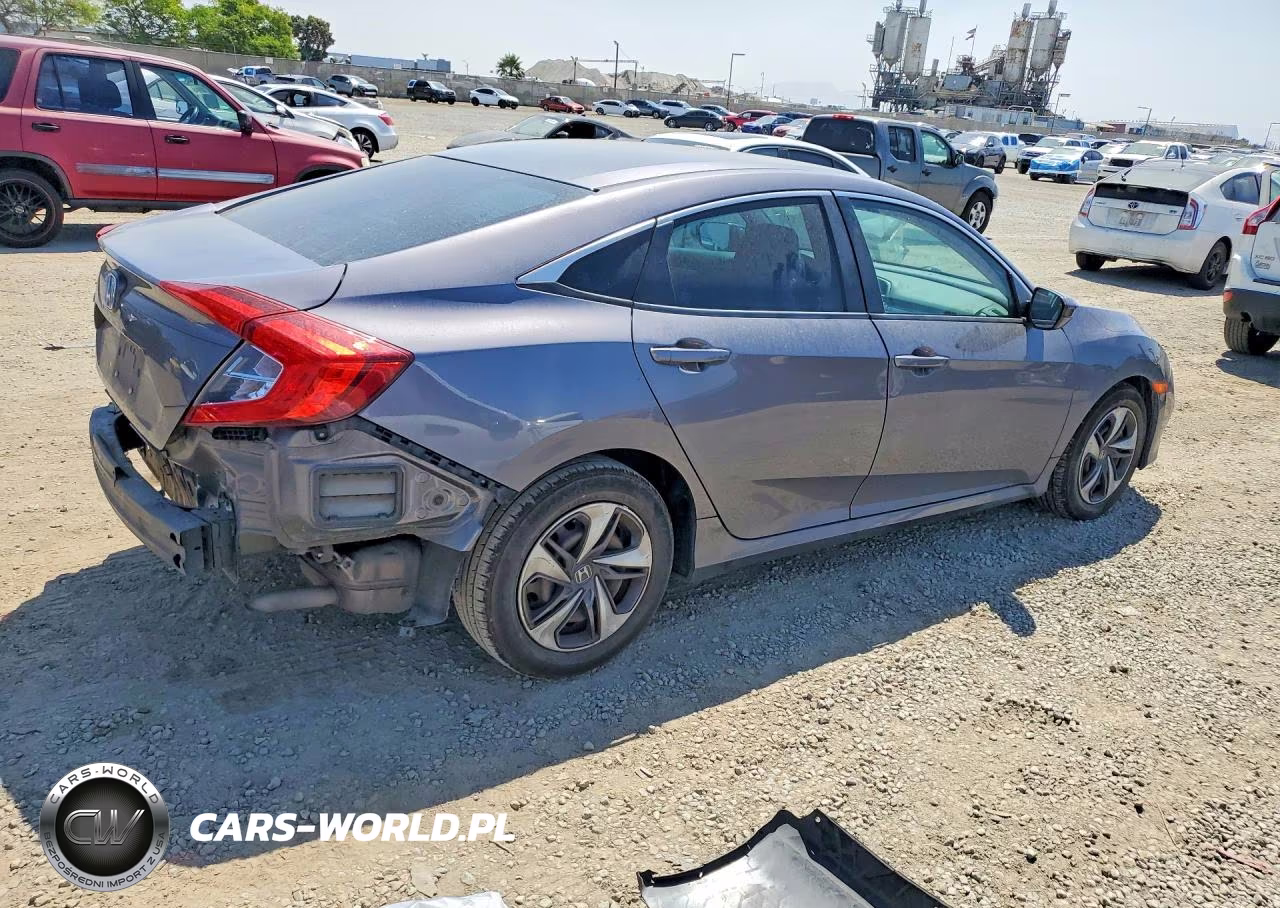 2019 Honda Civic Lx VIN:19XFC2F6XKE212357 - 3