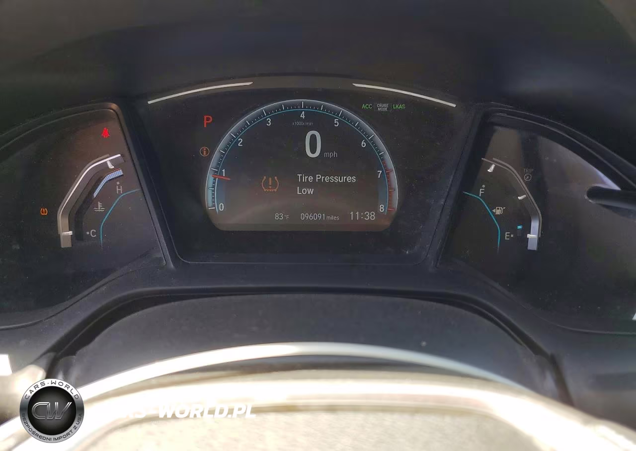 2019 Honda Civic Lx VIN:19XFC2F6XKE212357 - 9