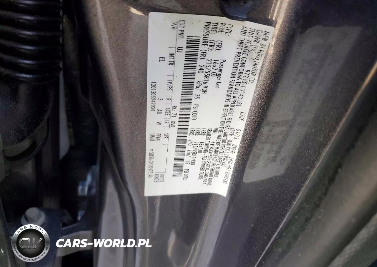 2013 Ford Focus Se VIN:1FADP3F2XDL345781 - 13