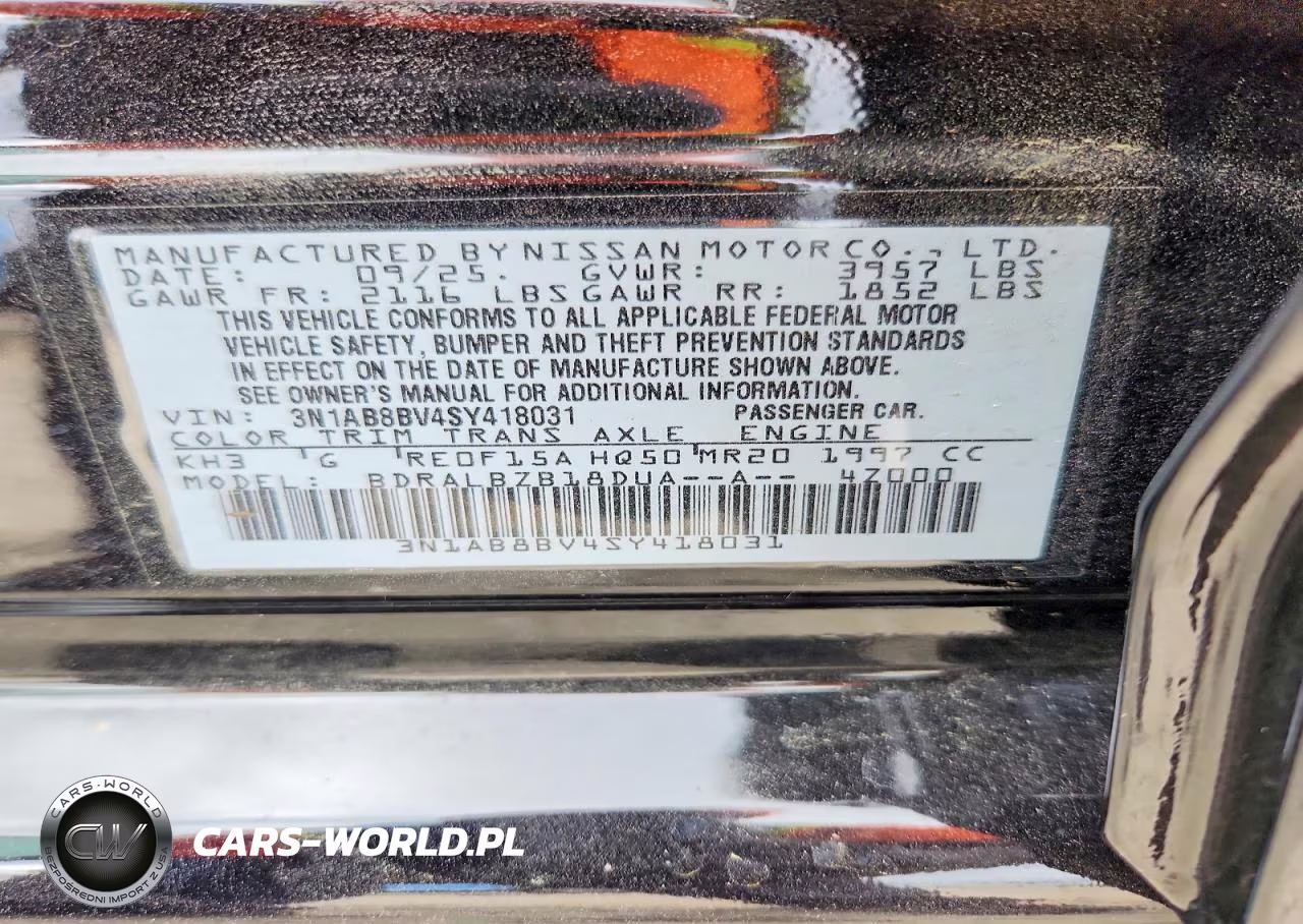 2025 Nissan Sentra S VIN:3N1AB8BV4SY418031 - 12